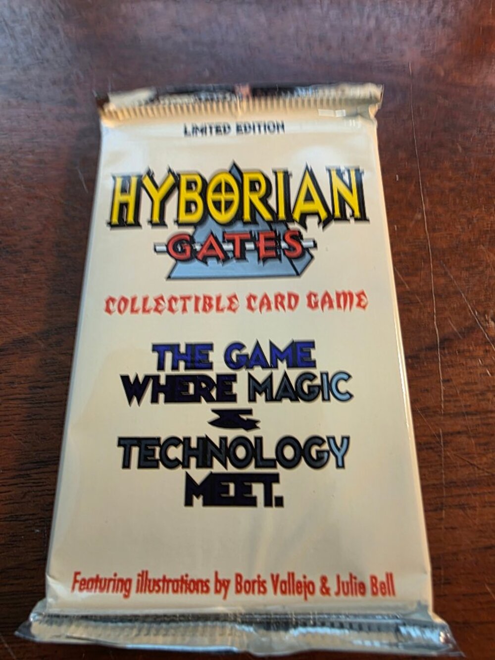 34 PACKS OF SEALED LIMITED EDITION OF HYBORIAN GATES COLLECTIBLE CARD GAME